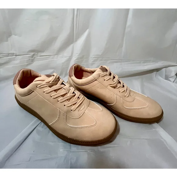 J. CREW City Tour Sneakers 9 Suede/Leather Sunwashed Coral Gum Sole - Picture 5 of 16